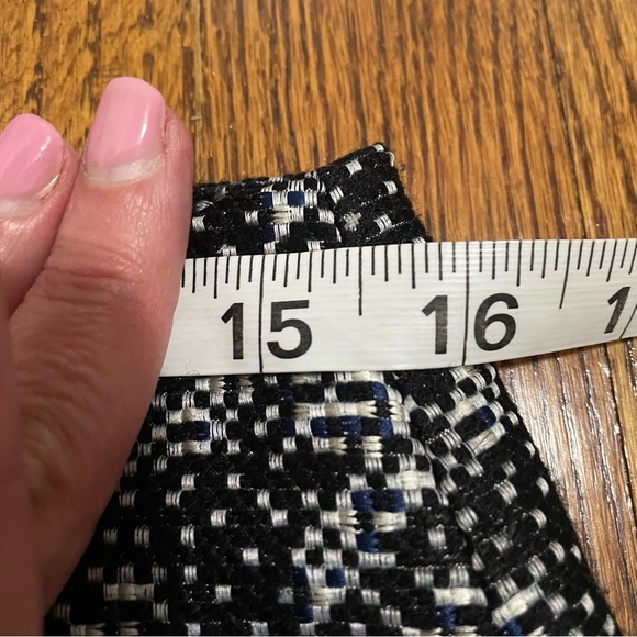 Talbots Geometric Black/White Pencil Skirt Size 8 - Picture 6 of 8